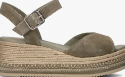 groene unisa sandalen met hak kalton