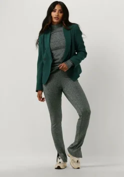 groene vanilia blazer crepe double breasted