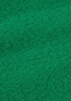 groene vanilia minirok curl wool mini