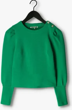 groene vanilia tops & t-shirts ribbed chic sleeve