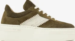 groene via vai lage sneakers isa romi