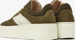 groene via vai lage sneakers isa romi