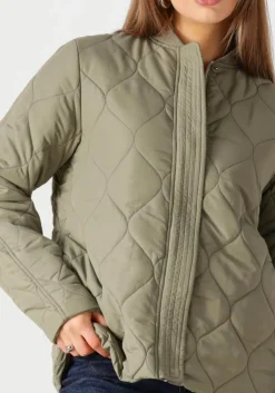 groene withblack jack wblcopenhagen quilted jacket