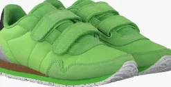 groene woden lage sneakers nor suede