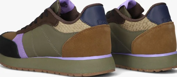 groene woden lage sneakers ronja