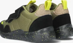 groene woden lage sneakers frej mesh