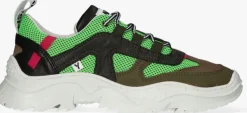 groene wysh lage sneakers emilee