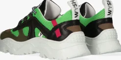 groene wysh lage sneakers emilee
