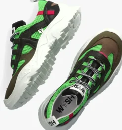 groene wysh lage sneakers emilee