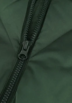 groene y.a.s. gewatteerde jas yasirma ls long down coat