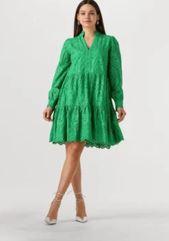 groene y.a.s. mini jurk yasholi ls dress s. noos