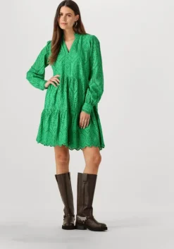 groene y.a.s. mini jurk yasholi ls dress s. noos