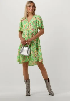 groene y.a.s. mini jurk yasuria 2/4 dress