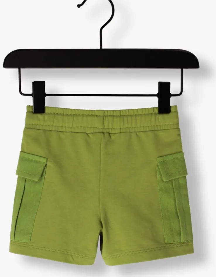 groene your wishes korte broek solid cargo shorts
