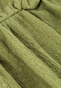 groene your wishes top broderie off shoulder top