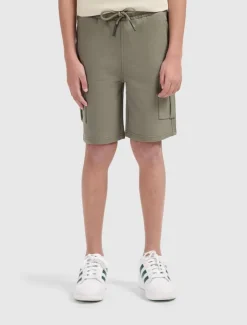 khaki ballin shorts 017501
