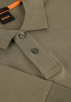 khaki boss orange polo passerby