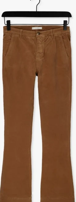 khaki by-bar pantalon leila velvet twill pant