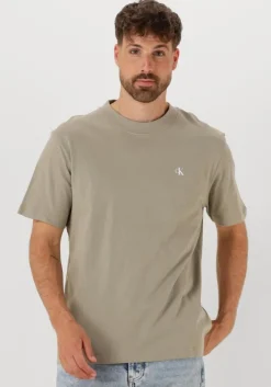 khaki calvin klein t-shirt painted calvin klein jeans tee