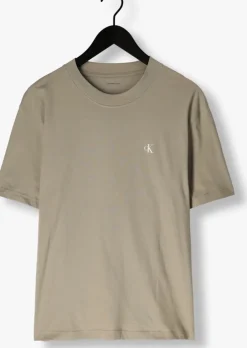 khaki calvin klein t-shirt painted calvin klein jeans tee