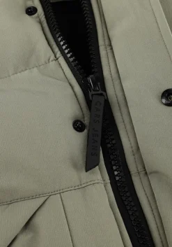 khaki cars jeans gewatteerde jas camden