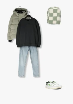 khaki cars jeans gewatteerde jas camden