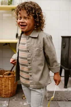 khaki daily7 spijkerjas twill jacket