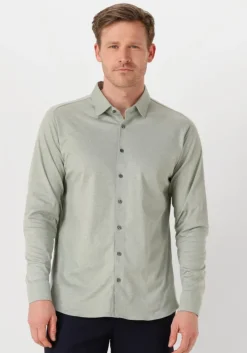 khaki desoto casual overhemd casual kent 1/1