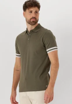 khaki gentiluomo polo polo 3 button ss j2006-219