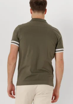 khaki gentiluomo polo polo 3 button ss j2006-219