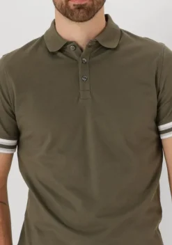 khaki gentiluomo polo polo 3 button ss j2006-219