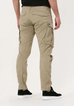 khaki g-star raw cargobroeken rovic zip 3d regular tapered