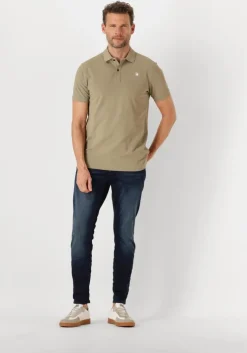 khaki g-star raw polo dunda slim polo ss