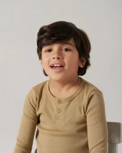 khaki marmar copenhagen tops & t-shirts tee ls