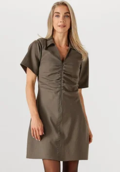 khaki modström mini jurk pedromd dress