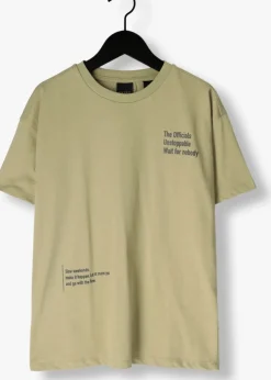 khaki nik & nik t-shirt unstoppable oversized t-shirt