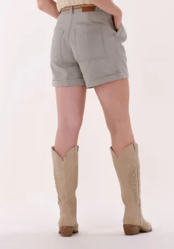 khaki object jeans ocean hw twill shorts