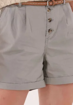 khaki object jeans ocean hw twill shorts