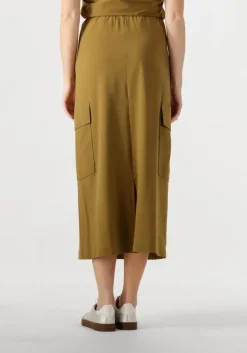 khaki penn & ink midirok skirt