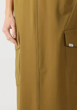 khaki penn & ink midirok skirt