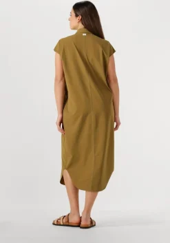 khaki penn & ink mini jurk dress