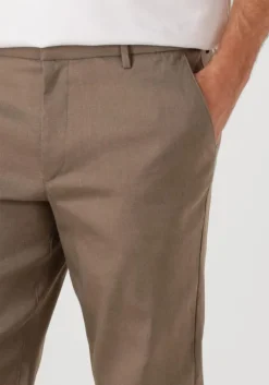 khaki plain chino theo pl linen