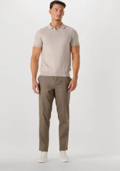 khaki plain chino theo pl linen