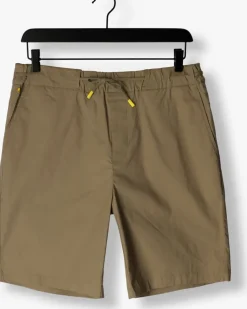khaki scotch & soda korte broek fave - lightweight poplin short