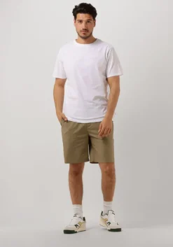 khaki scotch & soda korte broek fave - lightweight poplin short