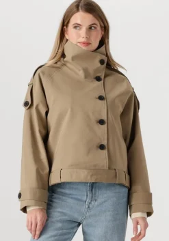 khaki second female trenchcoats toga jacket