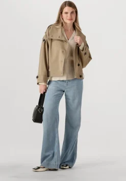 khaki second female trenchcoats toga jacket