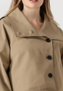 khaki second female trenchcoats toga jacket