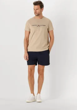 khaki tommy hilfiger t-shirt tommy logo tee