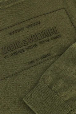 khaki zadig & voltaire trui x60174